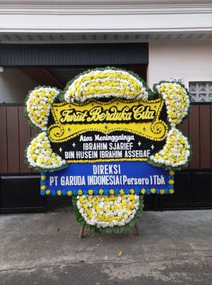 Papan Bunga Duka di Nguter